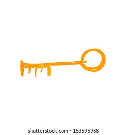 retro cartoon key