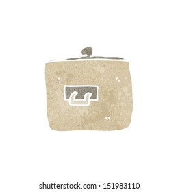 cocina de dibujos animados retro
