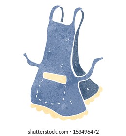 retro cartoon kitchen apron