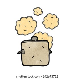 cocina de dibujos animados retro