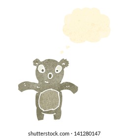 caricatura retro koala
