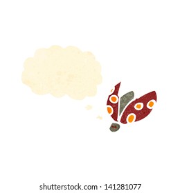 retro cartoon ladybug