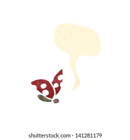 retro cartoon ladybug