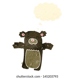 retro cartoon little bear