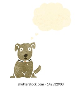 retro cartoon little dog