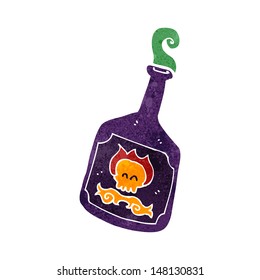 poción mágica de dibujos animados retro