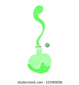 retro cartoon magic potion