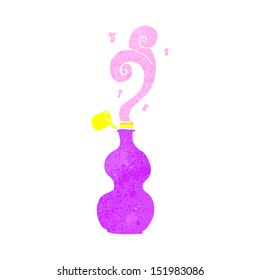 retro cartoon magic potion