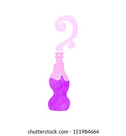 retro cartoon magic potion