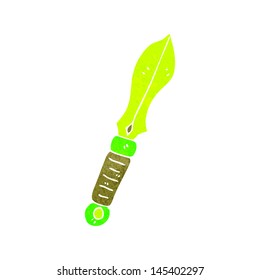 retro cartoon magic sword