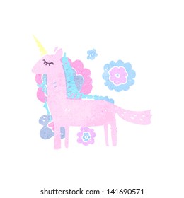 magia retro del unicornio