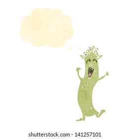 retro cartoon magical creature