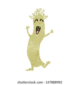 retro cartoon magical creature