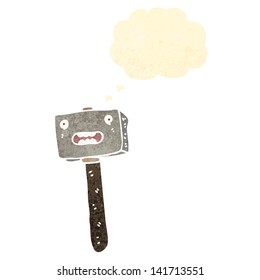 retro cartoon mallet