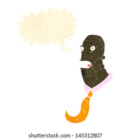 retro cartoon man shouting