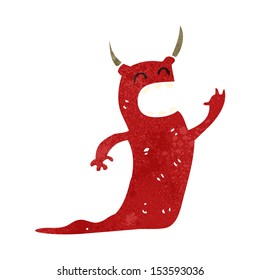 retro cartoon monster