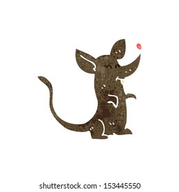 ratón retro de dibujos animados