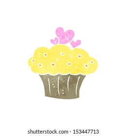 retro cartoon muffin