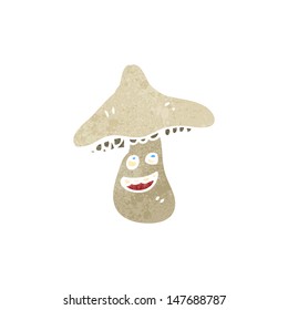 retro cartoon mushroom