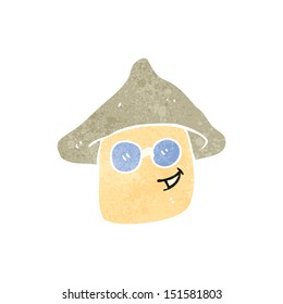 hongos de dibujos animados retro