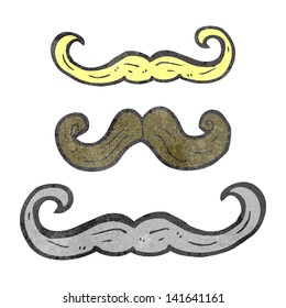 retro cartoon mustaches