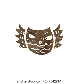 retro cartoon owl