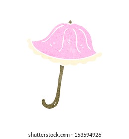 parasol de dibujos animados retro