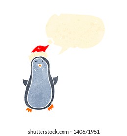 pingüino retro