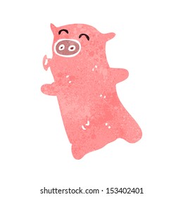 Retro-Kartoferschwein