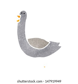 retro cartoon pigeon