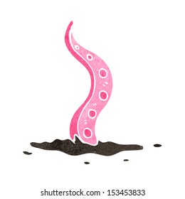 retro cartoon pink tentacle