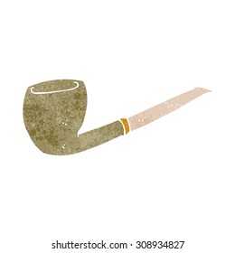 tubería de dibujos animados retro