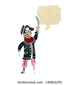 retro cartoon pirate