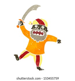 retro cartoon pirate