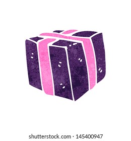 regalo de dibujos animados retro