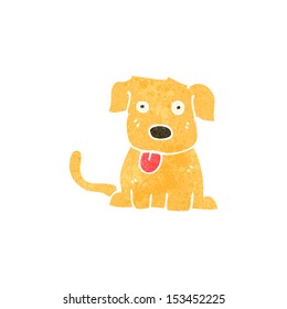 retro cartoon puppy