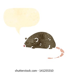retro cartoon rat