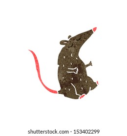 retro cartoon rat