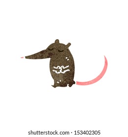 retro cartoon rat