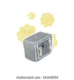 retro cartoon safe