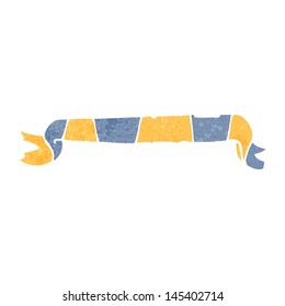 bufanda de dibujos animados retro