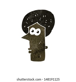 retro cartoon shocked expression