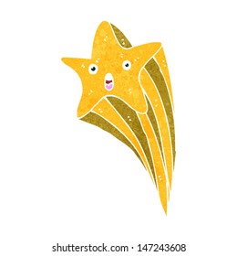 Retro Cartoon Shooting Star