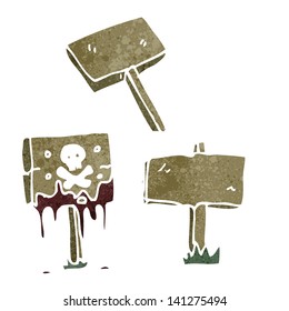 anuncios de dibujos animados retro