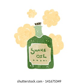 Retro Cartoon Snake Oil
