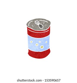 retro cartoon soda can