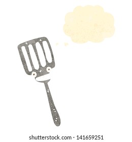 retro cartoon spatula