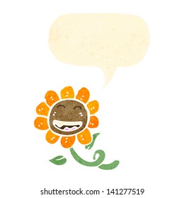 retro cartoon with speech bubble
