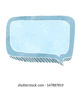 retro cartoon speech bubble