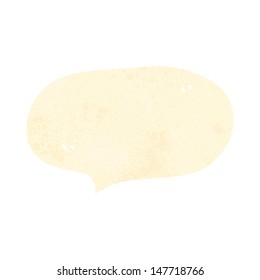 retro cartoon speech bubble symbol